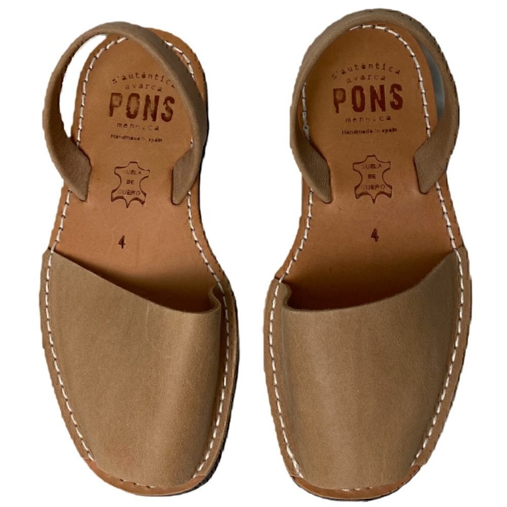 Pons Tan Leather Sandals - NWOB